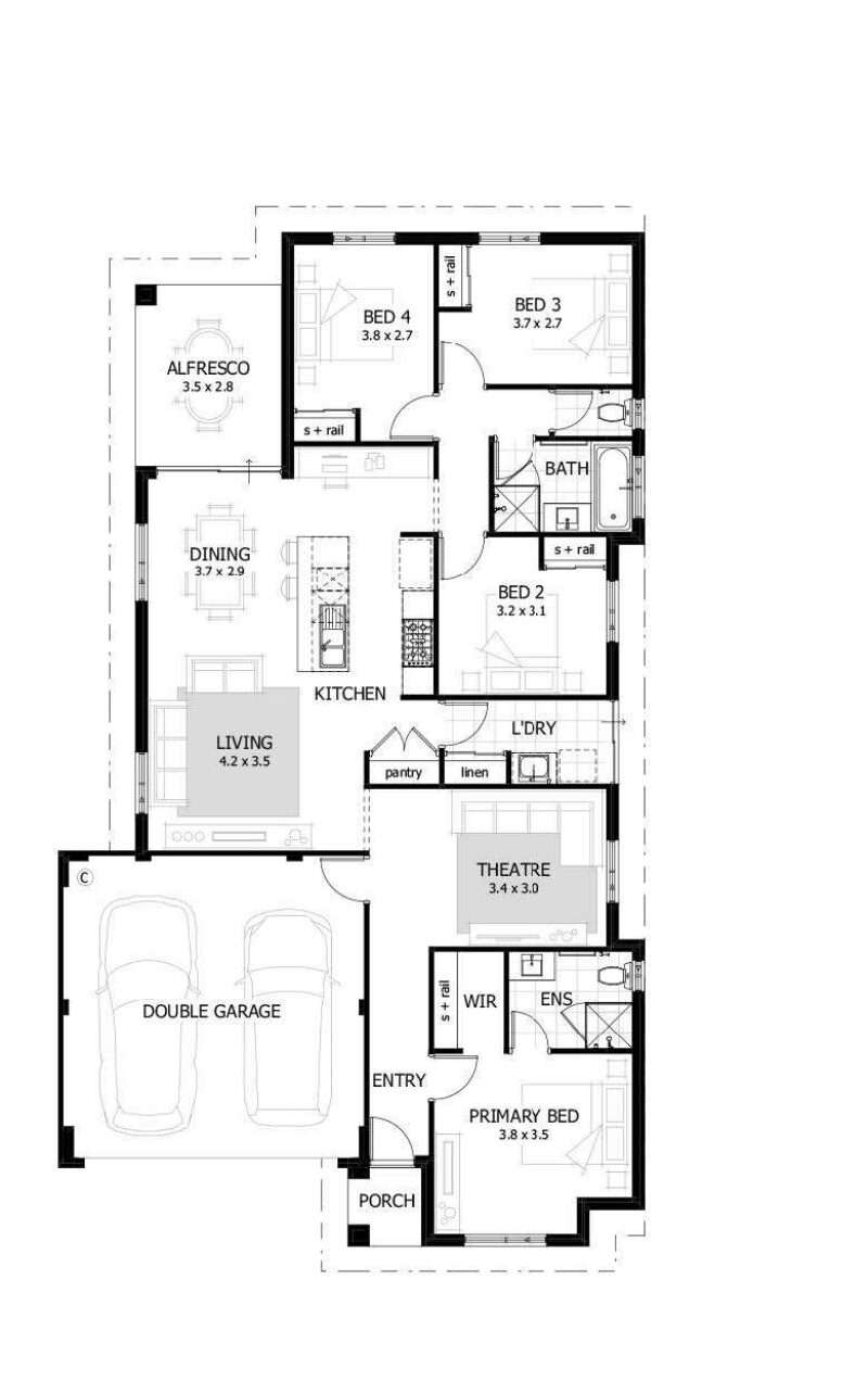 Lot 928 Parcel floorplan